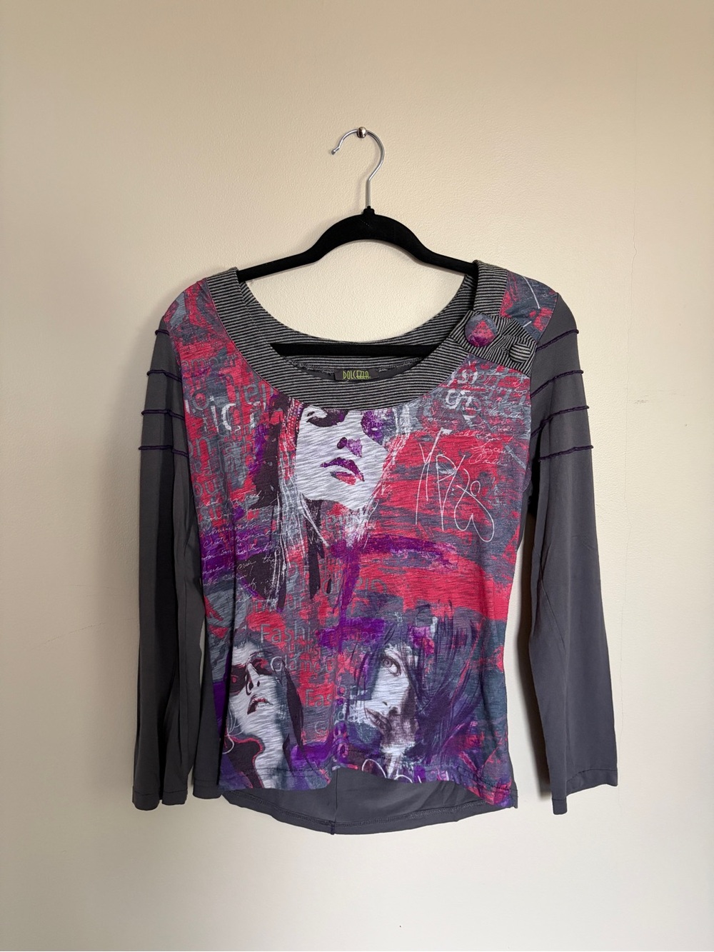 Y2K Dolcezza Abstract Fashion Art Top Grunge | Save the Queen Inspired - Picture 11 of 11